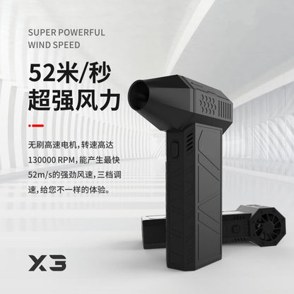 RIECO ジェットファン X3 ハイスピードターボ扇風機 13万rpm ブラシレス 充電式